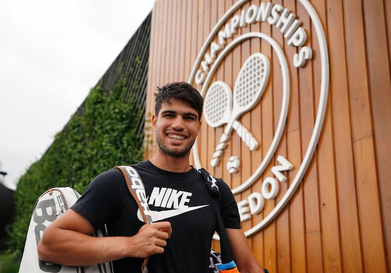 Alcaraz pronto per Wimbledon 2024