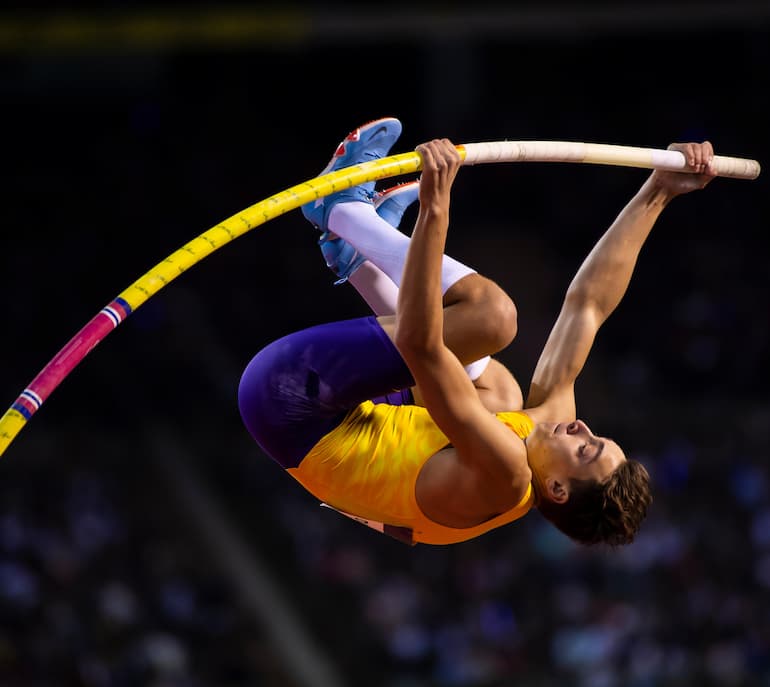 Duplantis e la sua asta